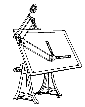 drawing board with parallelogram