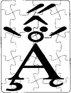 NLA puzzle - front side